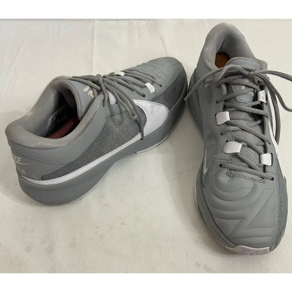 Nike Zoom Freak 5 TB Wolf Grey/White DZ2946‑002 Size 13 Sneakers